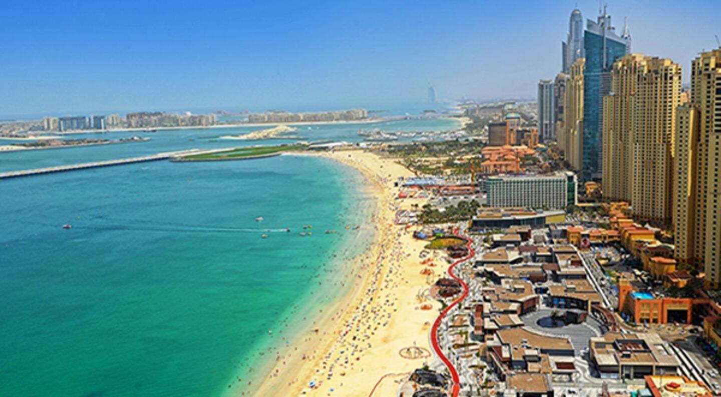 Premium 3Br! Partial Sea-View - Amwaj Daire Dubai Dış mekan fotoğraf